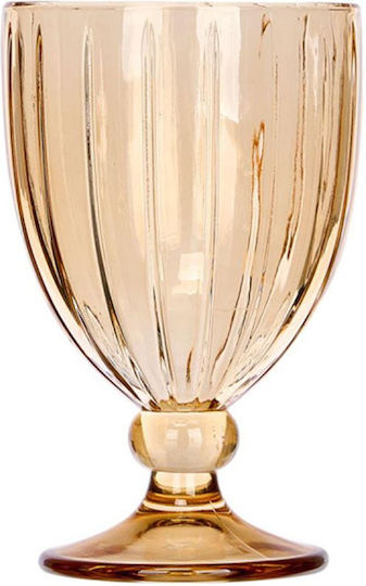 Atmosphera Glasses for White Wine made of Glass in Yellow Colour 310ml