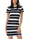 Summer Mini T-Shirt Dress Dark Navy