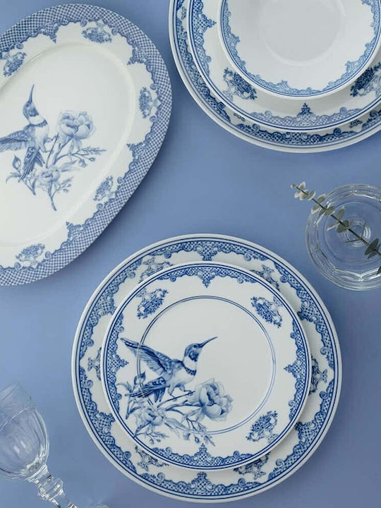 Hermia Blue Porcelain Dinnerware Set 26pcs