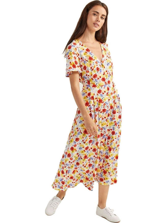 Springfield Damenkleid Ganztägig Mehrfarben Springfield Damenkleid Ganztägig Mehrfarben