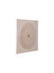 Estheti 812-20123 Canvas Painting Circle Gold Bead Ecru 90x3.5x90cm