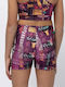 Kids Short Leggings Pastel Purple