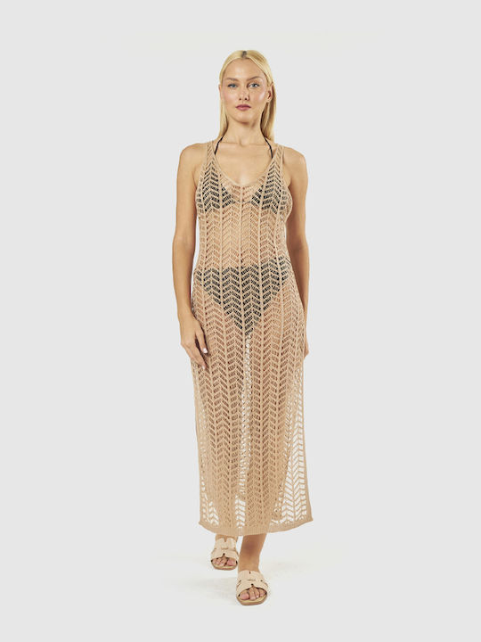 Verde Women's Beach Dress Beige