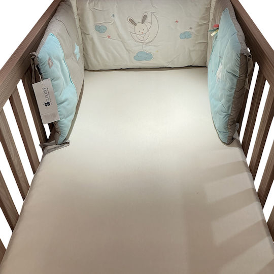 Candide Borduri Clasice Pentru Șinele De Protecție Ale Pătuțului Bunny Albastru 70x140cm