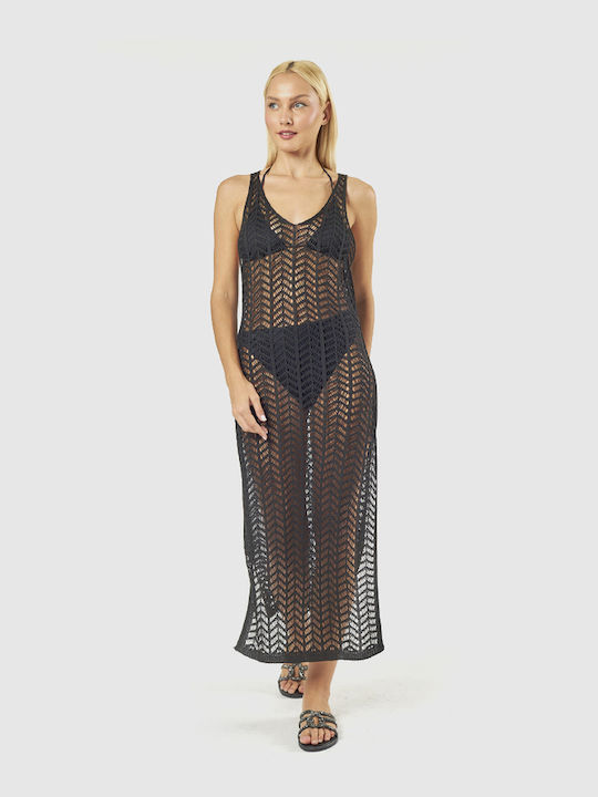 Verde Women's Beach Dress Black
