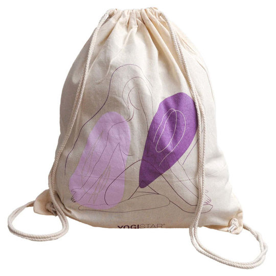 Yogistar Backpack Gym Bag Yogifee 100% Cotton Dimensions 38 X 45 Cm