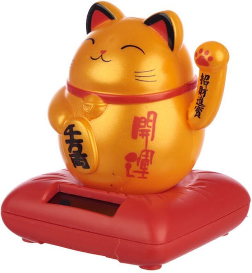 Puckator Decorative Cat Made of Plastic in Gold