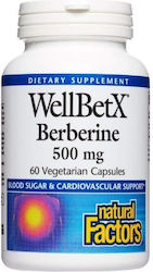 Natural Factors WellBetX Берберин 500 мг 60 Кап...