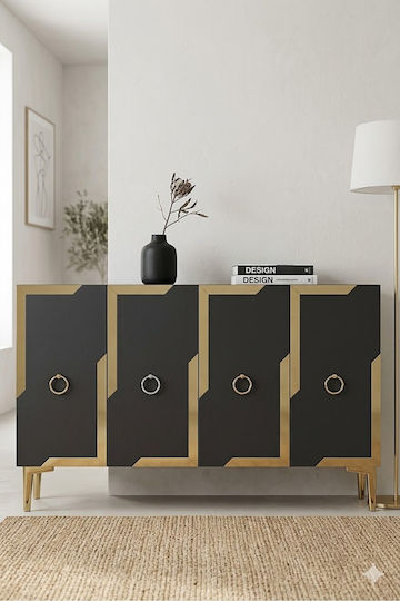 Μπουφές Ξύλινος Καφέ 120x40x75cm
