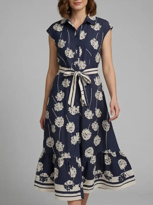 Dalou Summer Midi Dress Blooming Elegance