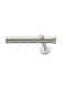 Viometale Galaxy Gilda One-Way Curtain Track Metallic In Silver Colour 360cm 22.07.360.P7