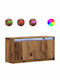 TV Stand Old Wood 100x34x50 cm