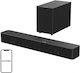 Ultimea Poseidon Саундбар 2.1 Bluetooth и HDMI 240W с Безжичен Субуфер и Дистанционно Черен