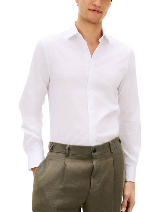 Tommy Hilfiger Cămașă cu mânecă lungă Albă
