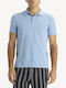 Polo Herrenbluse Kurzarm Blaue