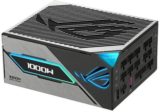 Asus ROG Thor Platinum III 1000W Черен Захранващ Блок За Компютър Full Modular 80 Plus Platinum