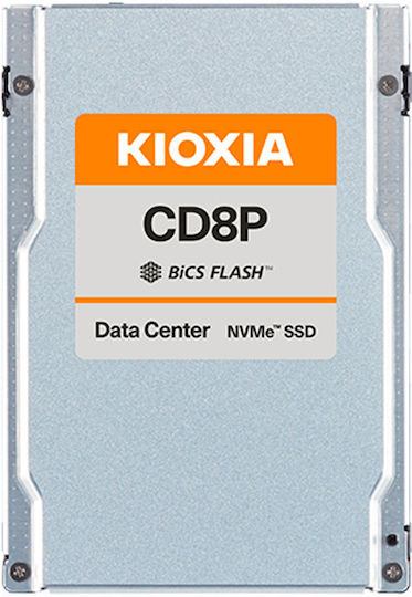 Kioxia CD8P-R Series SSD 15.4TB τύπου U.2 με σύνδεση PCI Express 5.0 KCD8XPUG15T3