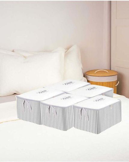SteweHome Plastic White Placemats 30x22cm 5 Pieces
