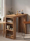 Toska Τραπέζι Μπαρ Ξύλινο Pine Oak 120x50x103.6εκ.