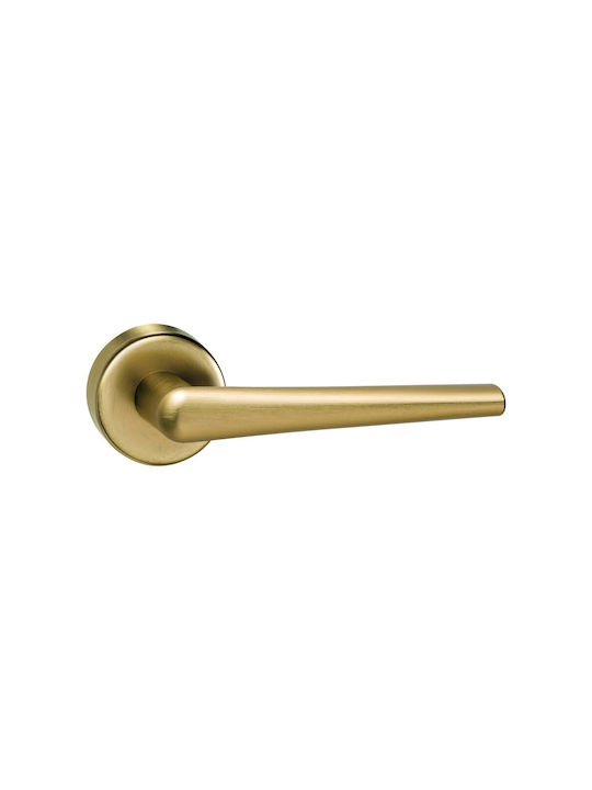 Viometale Buton WC Cu Rosette Pereche Oro Mat