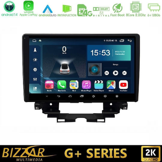 Bizzar Ηχοσύστημα Αυτοκινήτου για Renault Kangoo 2021-2022 (Bluetooth/USB/WiFi/GPS/Apple-Carplay/Android-Auto) με Οθόνη Αφής 10"