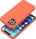 Silicone Plastic Orange Back Cover (Honor 600 Pro)