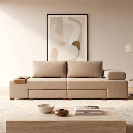 Perenna Τριθέσιος Καναπές Κρεβάτι 233x93x83εκ.