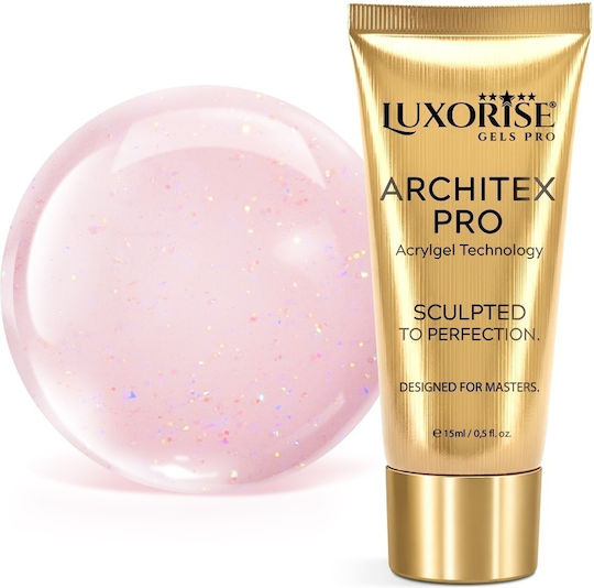 Luxorise Architex Pro Gel Νυχιών Rose Gleam 15ml