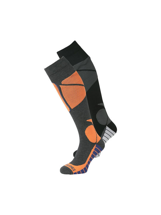 Jack & Jones Männer Ski- und Snowboardsocken Schwarze 2 Paare