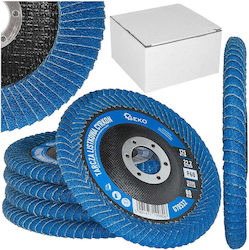 Disc de șlefuire cu lamele din zirconiu 125mm P60 Disc de șlefuire cu lamele din zirconiu 125mm P60
