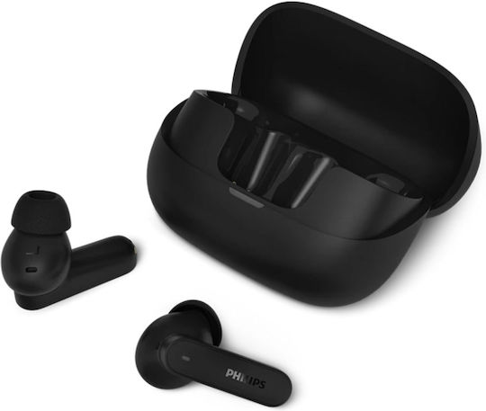 Philips TAT3000BK In-Ear Bluetooth Handsfree Headphones with Sweat Resistance and Charging Case Black
