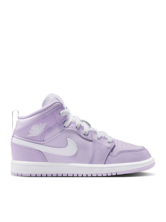 Jordan Jordan 1 Kinder Sneaker Hoch Lila
