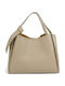 Leather Women's Shoulder Bag Taupe