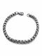 Herren Armband Kette aus Stahl 21cm