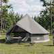 vidaXL Camping Teepee Tent Brown 500x500x300cm