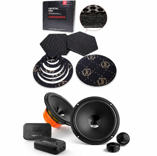 Hertz DSK 165.3 Set Difuzoare Auto 6.5" cu 80W RMS 2 Căi