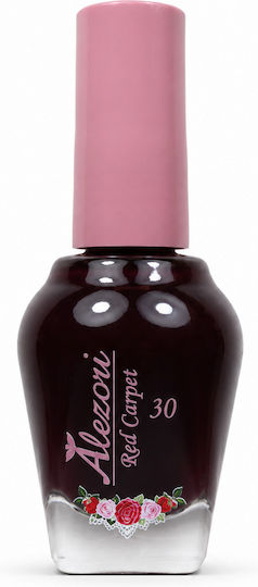 Alezori Glossy Top Coat Μακράς Διαρκείας Quick Dry Red Carpet 15ml