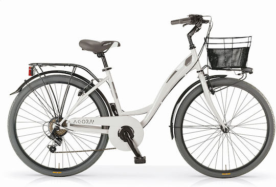 MBM Agora 26" Beige Stadtfahrrad mit 6 Geschwindigkeiten