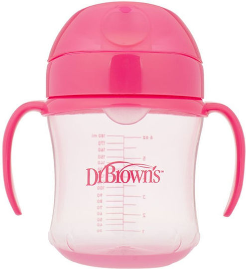 Dr. Brown's Biberon De Antrenament Din Plastic Maro Pentru 6m+ 180ml