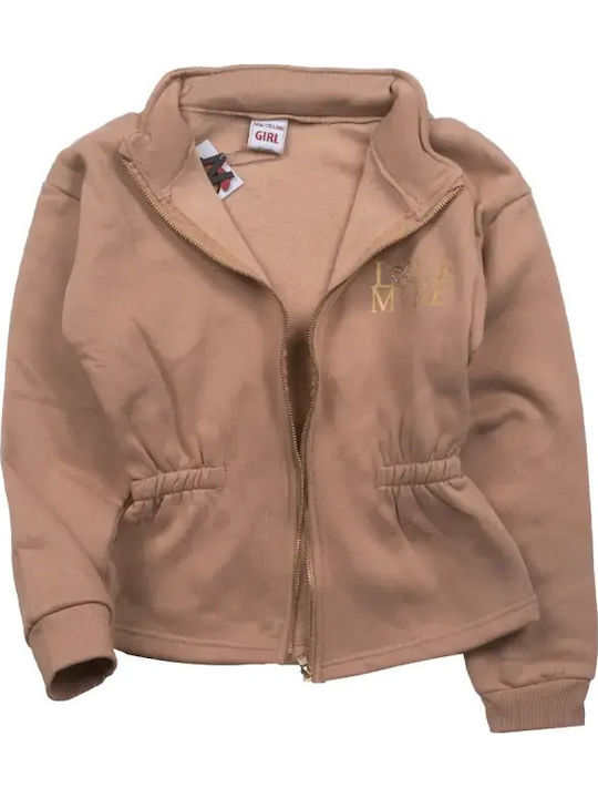 Kids Cardigan Camel