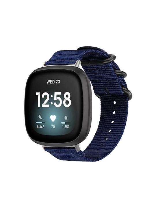 Huawei Watch D2 Xdfind Ring Buckle Nylon Canvas Watch Band Midnight Blue