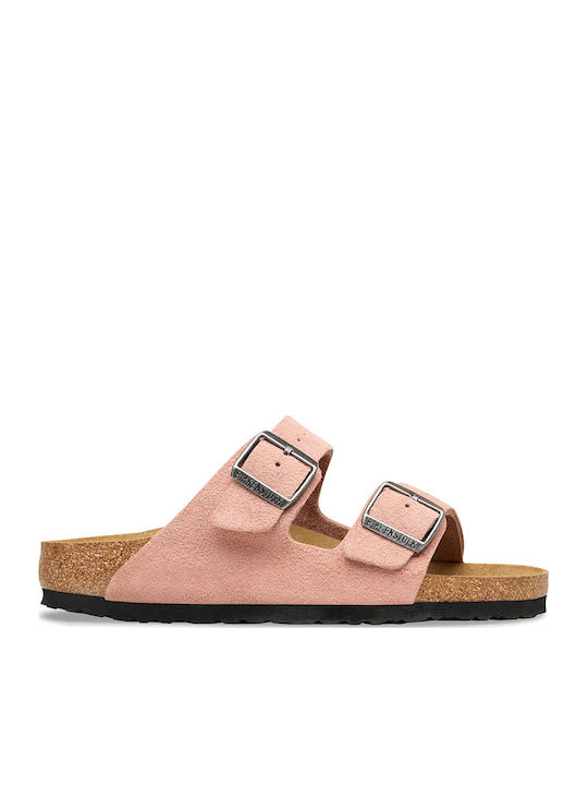 Birkenstock Дамски Кожени Сандали Розови