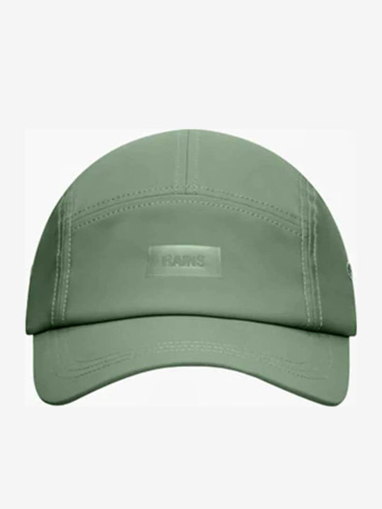 Unisex Καπέλο Rains 5 Panel W1 Green 5711747609207