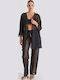 Milena by Paris Women's Beachwear Black Pants