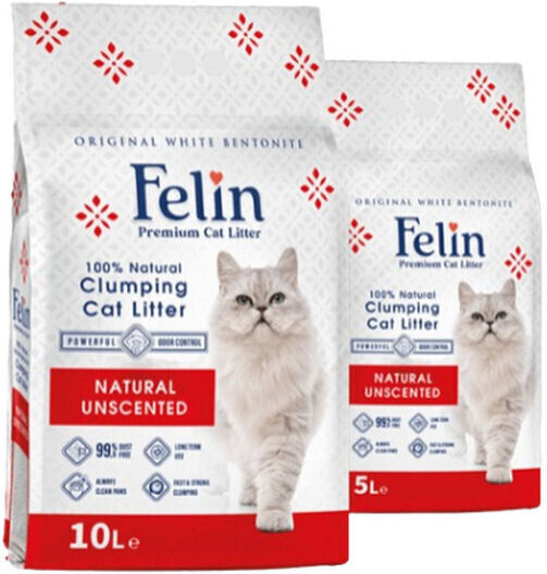 Felin Пясък за котки без аромат 5 л