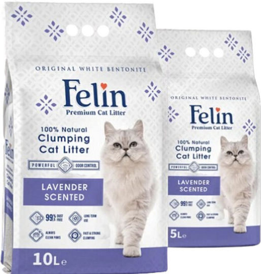 Felin Cat Litter with Lavender Scent 10lt