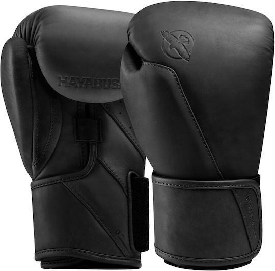 Hayabusa Boxing Gloves Leather Competition Black