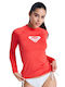 Roxy Whole Hearted Women's Long Sleeve Sun Protection Shirt Red