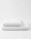 50% Bamboo 50% Cotton 700gsm Hotel Face Towel 100x50cm White