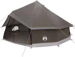 vidaXL Camping Teepee Tent Grey 600x600x350cm